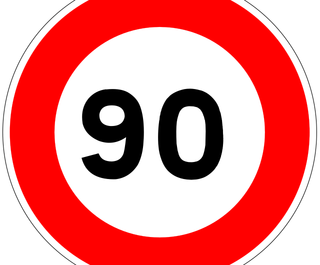 Relèvement de la vitesse à 90 km/h sur les routes départementales